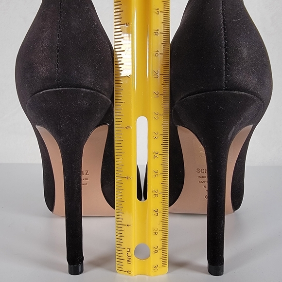 Schutz Lou Pump in Black Nubuck, Size 5.5 - Picture 6 of 10